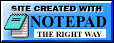 Made in Notepad